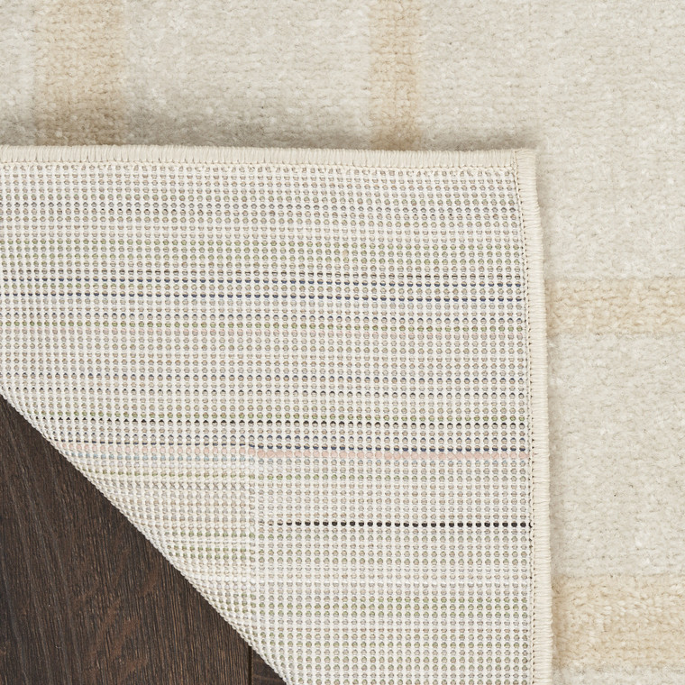 12' X 15' Ivory And Gold Indoor Outdoor Area Rug