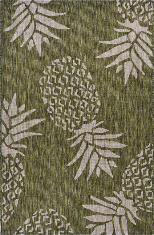 8' X 10' Green Indoor Outdoor Area Rug