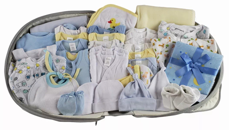 Bambini Baby Clothing Starter Set with Diaper Bag - 763276286348