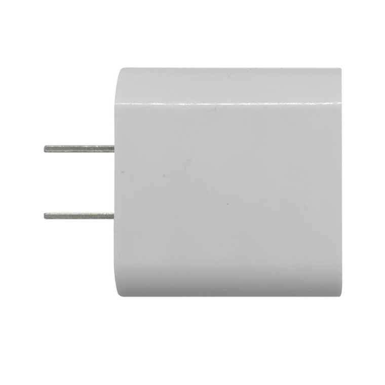 Dual port AC charger - Type C & USB - White - 194162004799