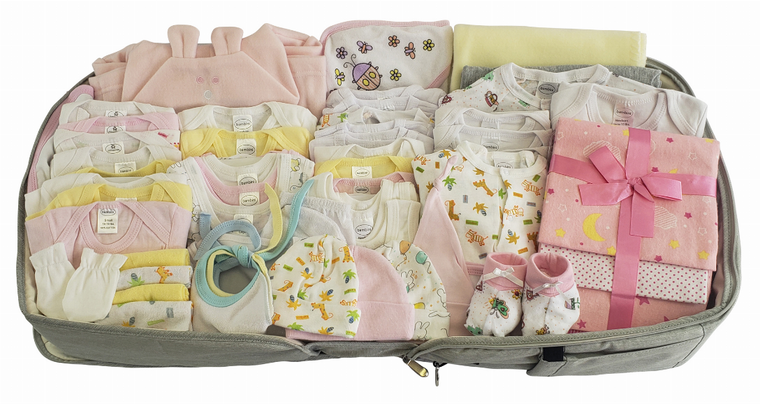 Bambini Baby Clothing Starter Set with Diaper Bag