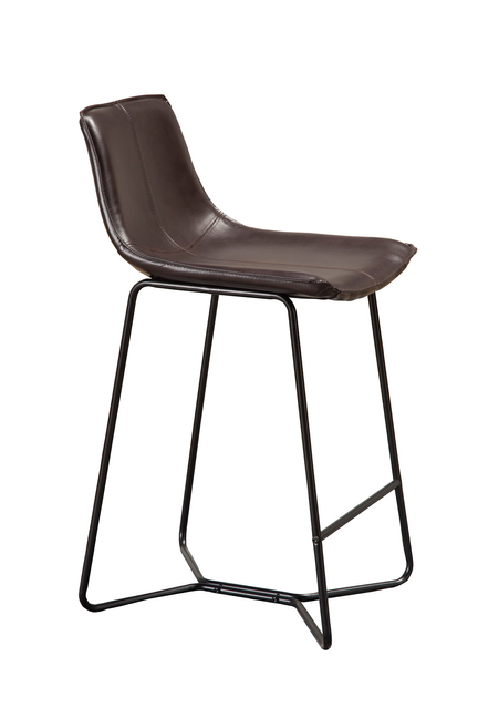 Live Edge Bonded Leather Pub Chairs