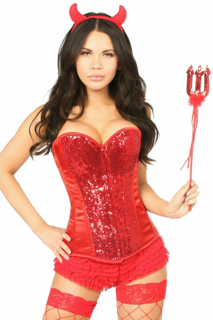 Top Drawer Sexy Devil Corset Costume