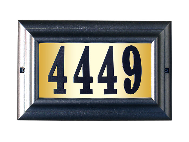 Edgewood "Do It Yourself Kit" Lighted Address Plaque