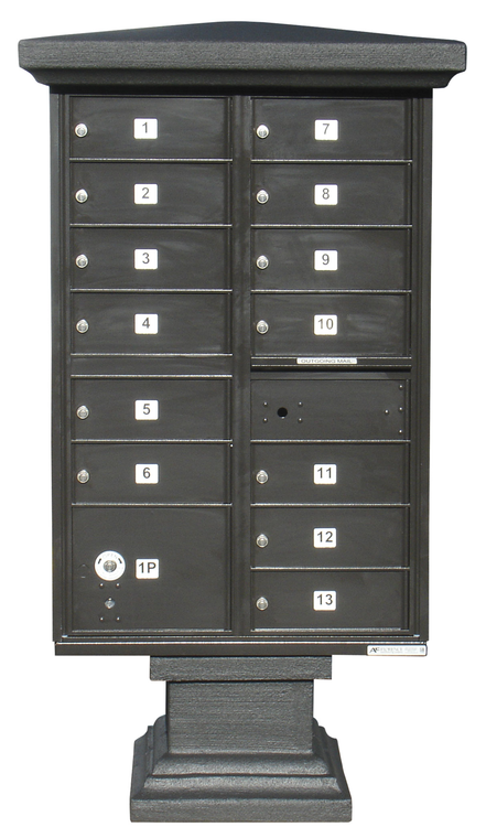 Parkview Stucco Short Pedestal Wrap, Painted