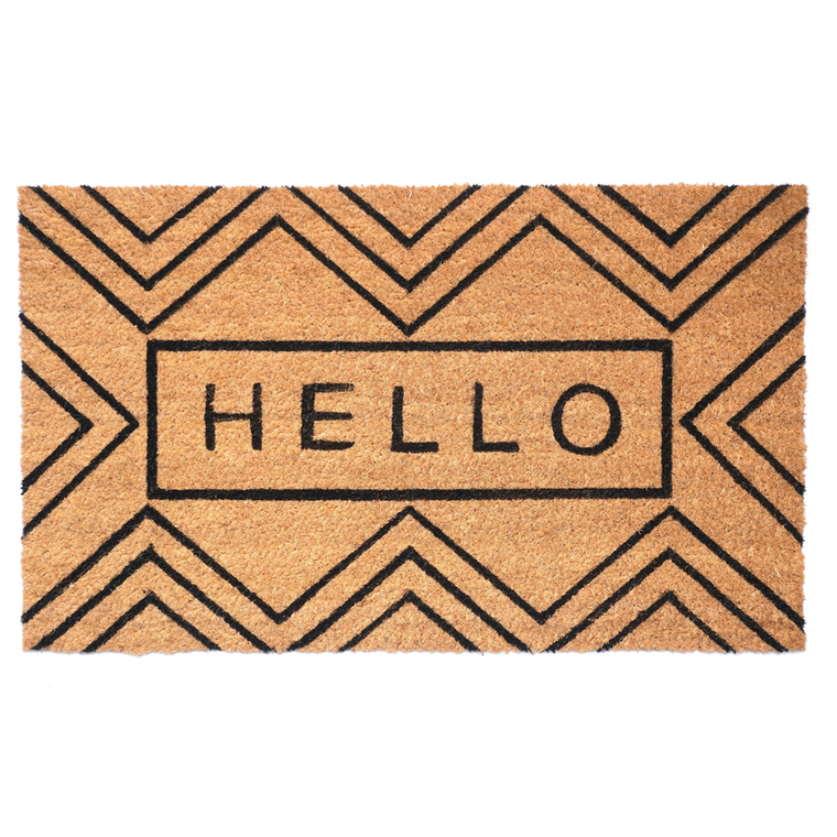 Calloway Mills Chevron Hello Doormat