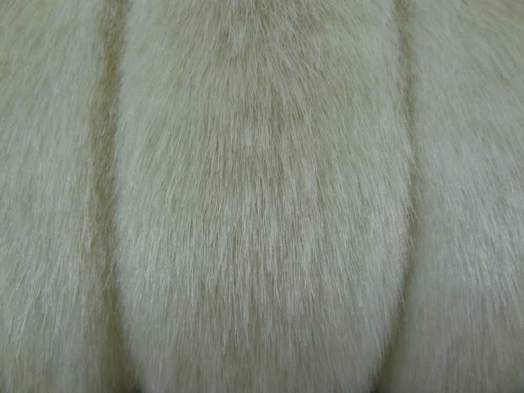 Plutus Lavish Mink Ivory Off White Handmade Luxury Pillow