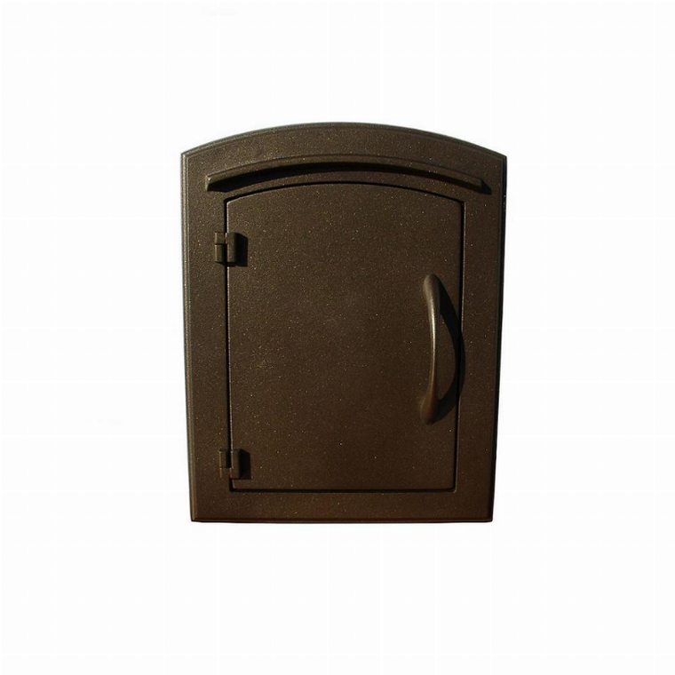 Manchester Non-Locking Column Mount Mailbox With Logo