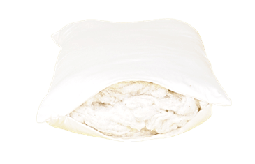 100% GOTS Organic Cotton Pillow w/zip