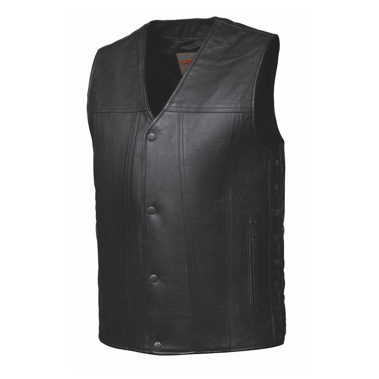 2611.NK ZP - Mens Ultra Leather Vest