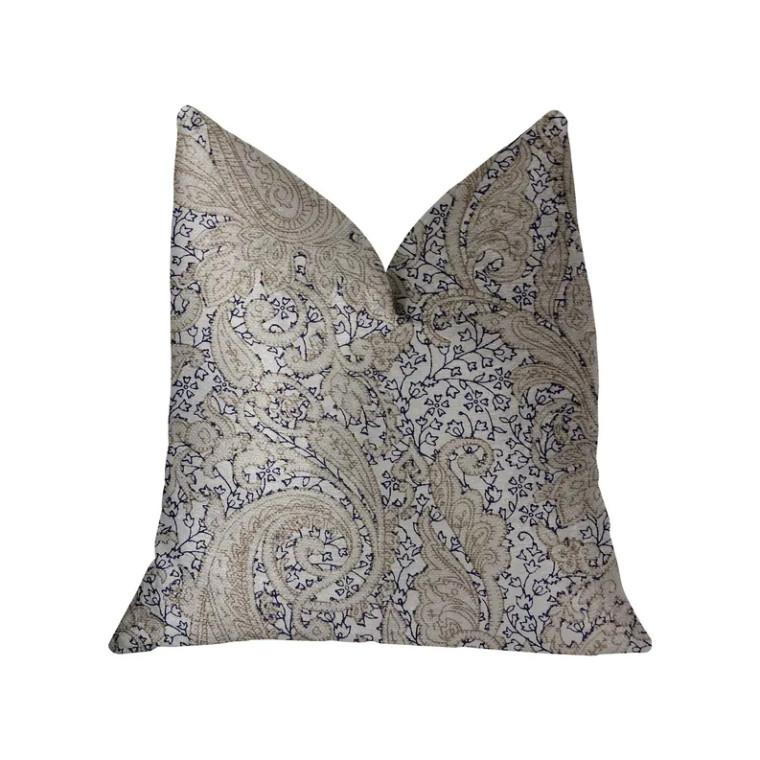 Plutus Quartz Skye Beige Luxury Throw Pillow