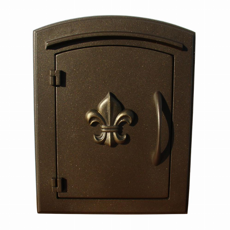 Manchester Non-Locking Column Mount Mailbox With Logo