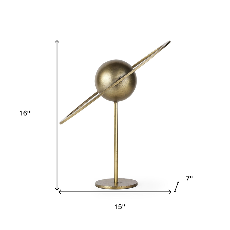 Iron Solar System Tabletop Sculpture