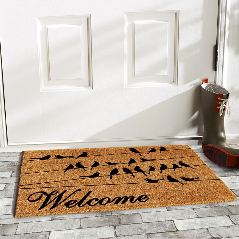 Calloway Mills Calloway Mills Black Bird Welcome Doormat
