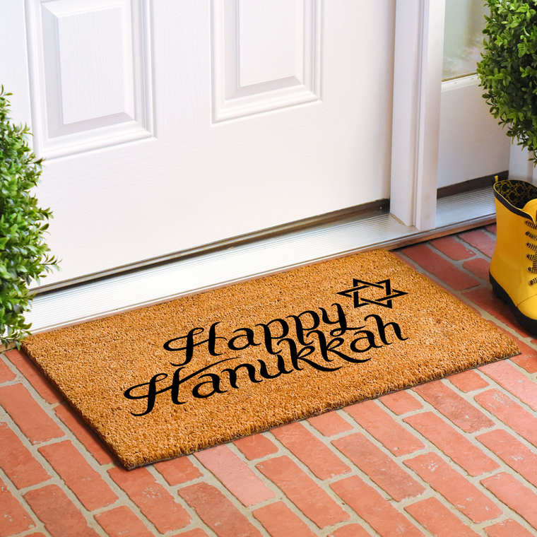 Calloway Mills Hanukkah Greetings Doormat