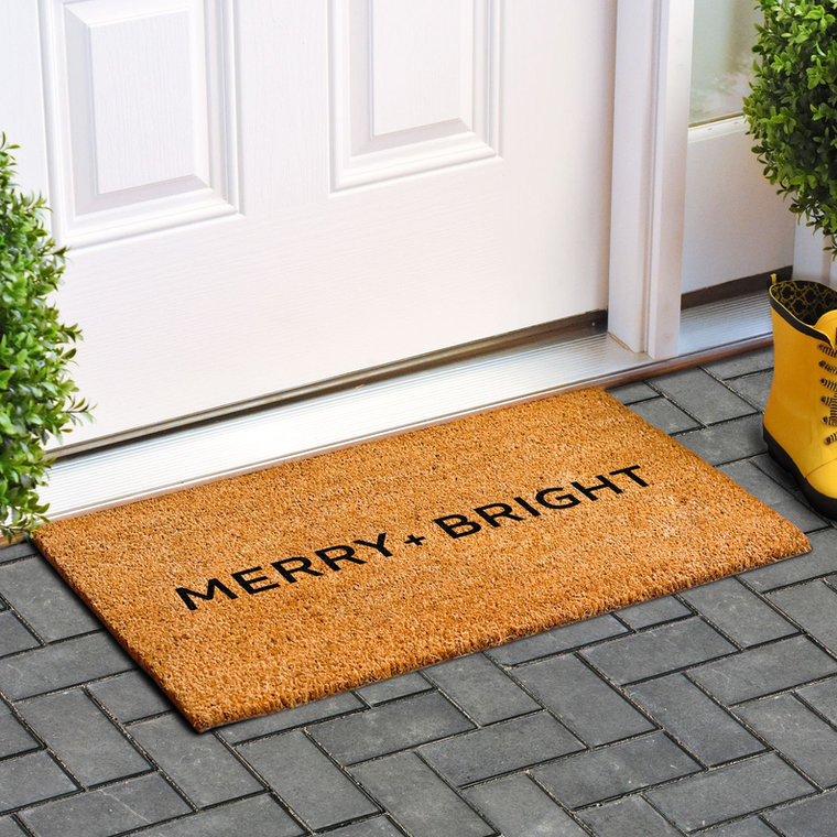 Calloway Mills Christmas Ultra Modern Merry & Bright Doormat
