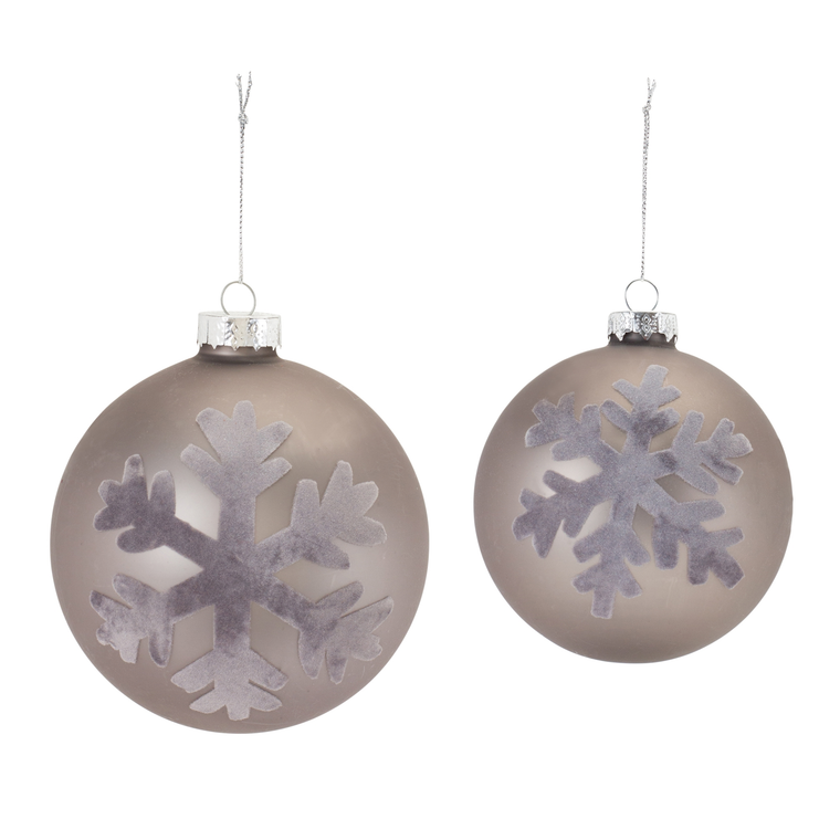 Snowflake Ball Ornament 