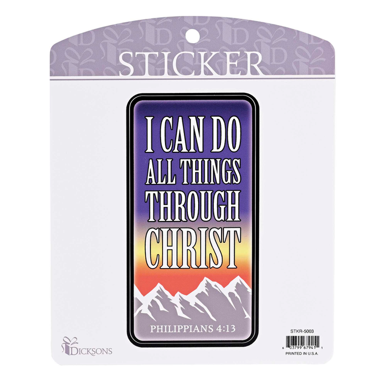 Sticker I Can Do All Things