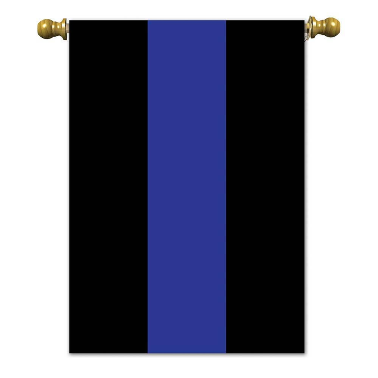 Thin Line Police Garden Flag