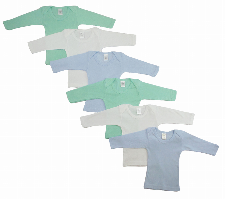 Bambini Boys Pastel Long Sleeve Lap T-shirts Variety Pack