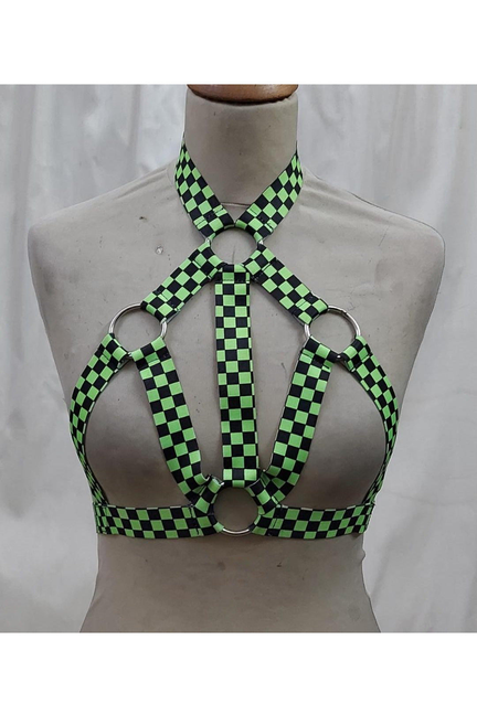 Stretchy Body Harness with Hardware