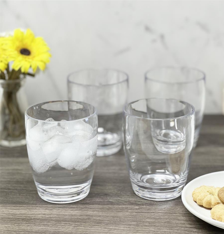 Acrylic set of 4 - Clear color 14 oz DOF tumblers