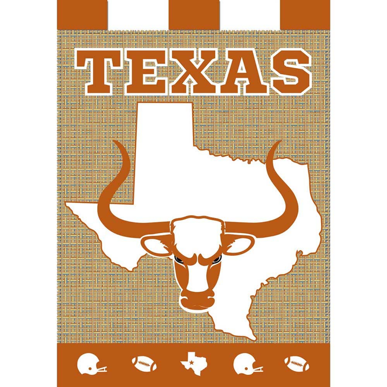Garden, Burlap Longhorns Texas