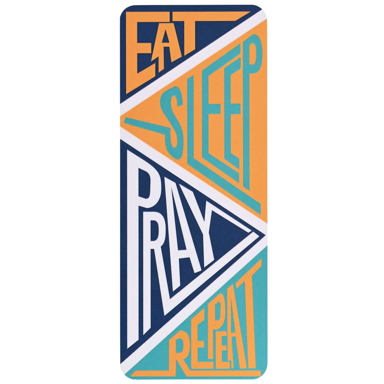 Bookcard Text Eat Sleep Pray Repeat