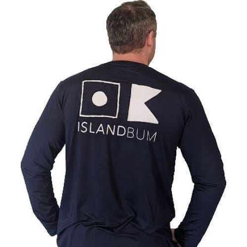 UPF 50 Nautical Flag Pocket L/S Shirt