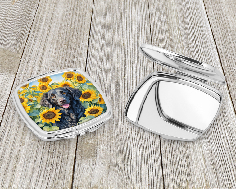 Curly-Coated Retriever Compact Mirror