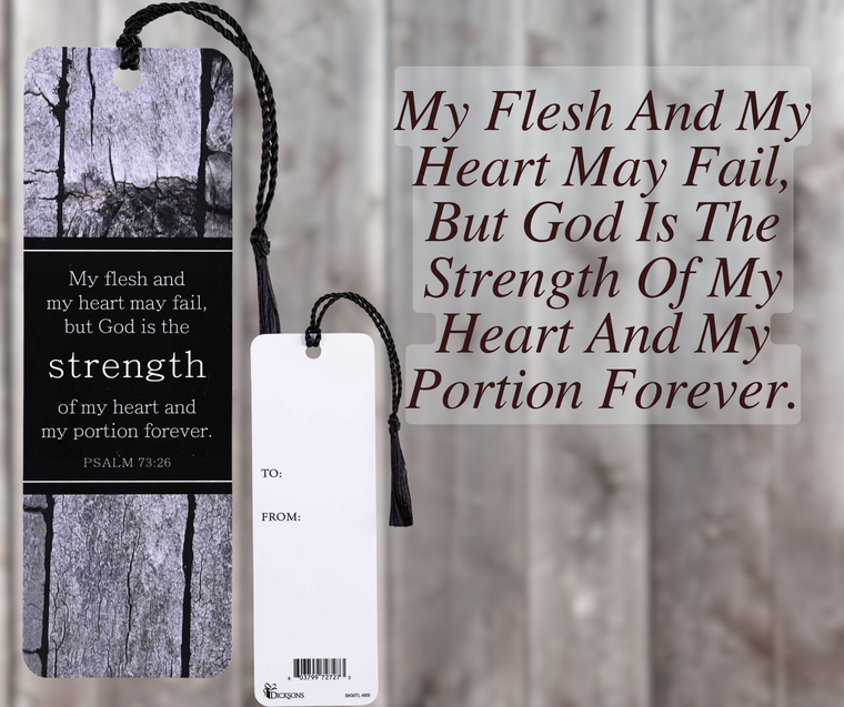 Tassel Bookmark God Is My Strength