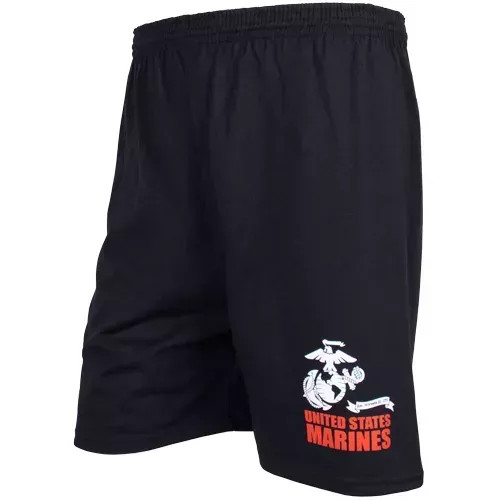 Men's Black Running Short - United States Marines