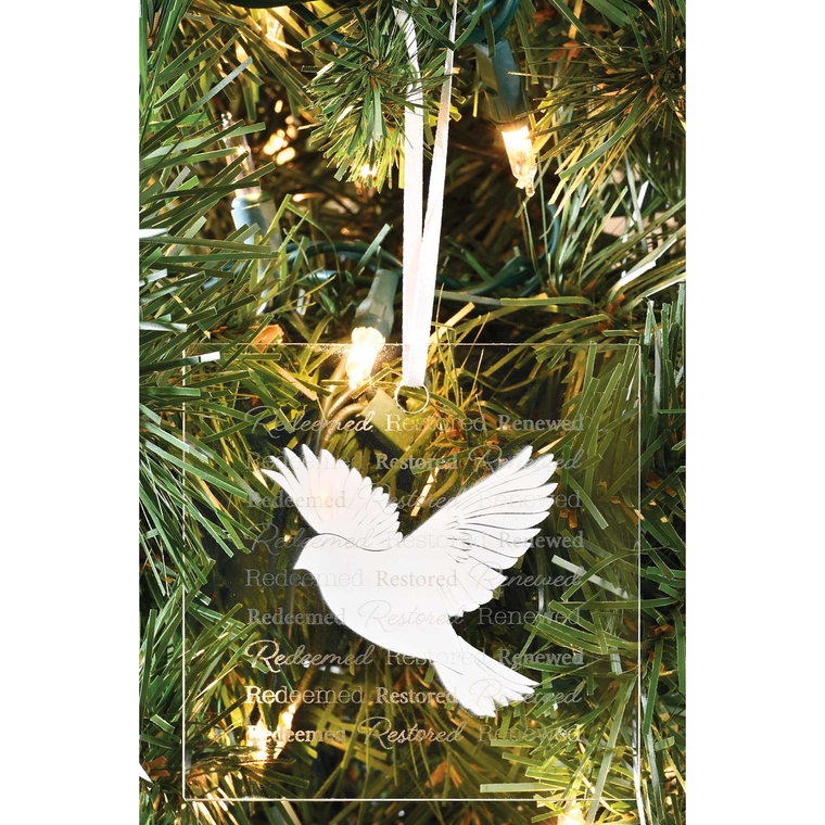 Ornament Dove Redeemed Restored