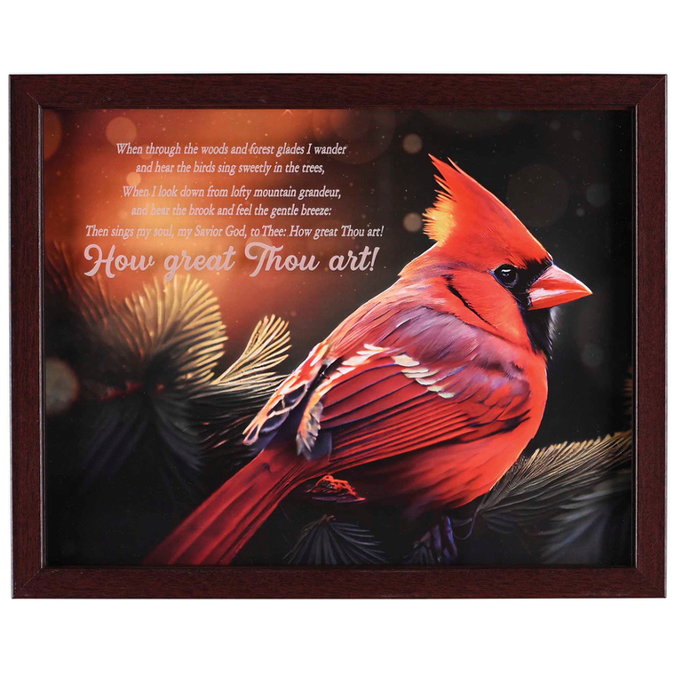Framed Wall Art How Great Thou Art 14x11