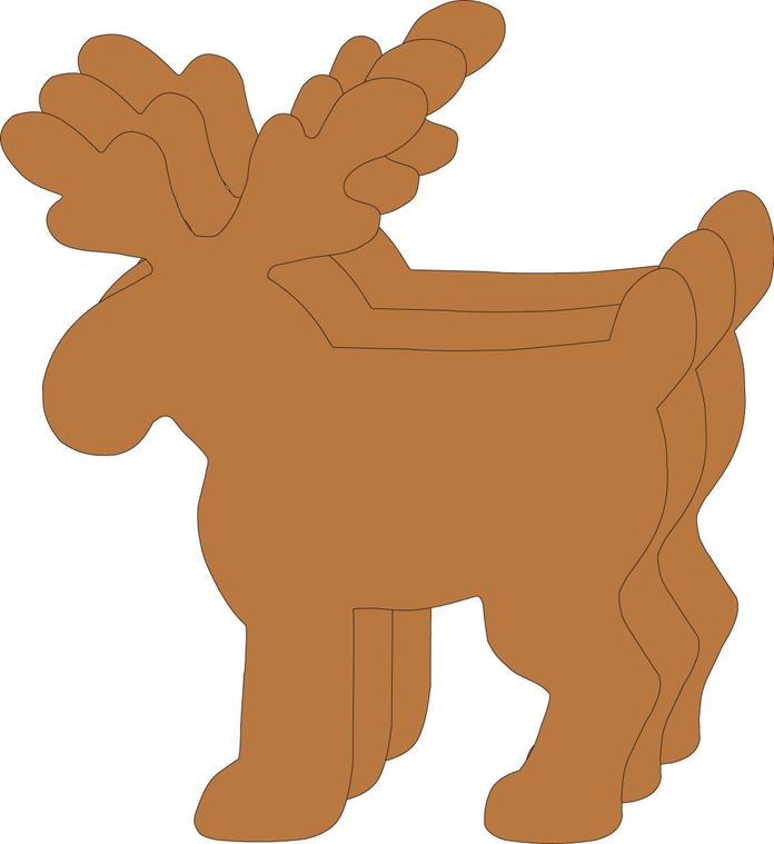 Small Single Color Creative Foam Cut-Outs