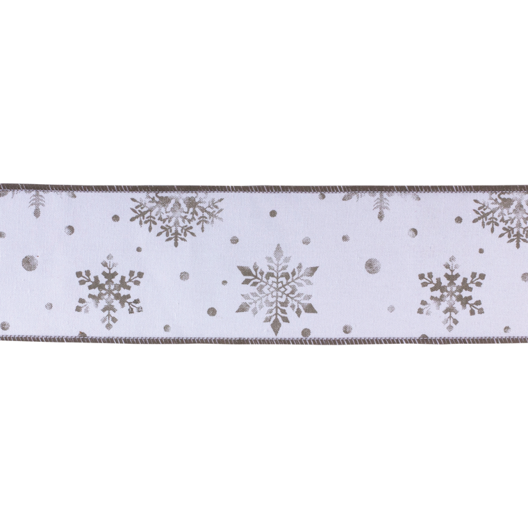 Wired Cotton Ribbon 4" x 10 yds.