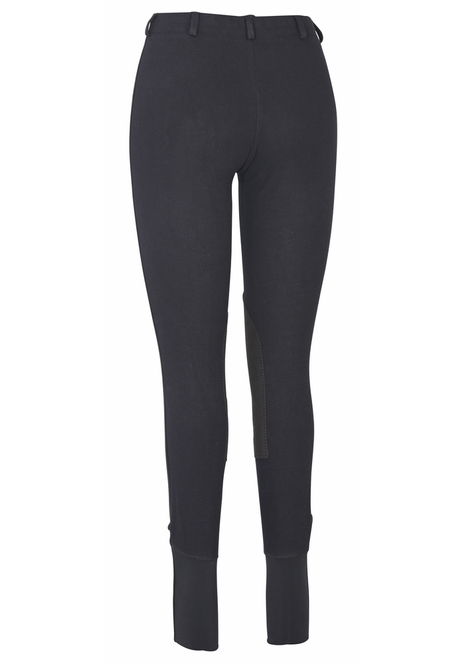 TuffRider Ladies Cotton Lowrise Pull-On Knee Patch Breeches