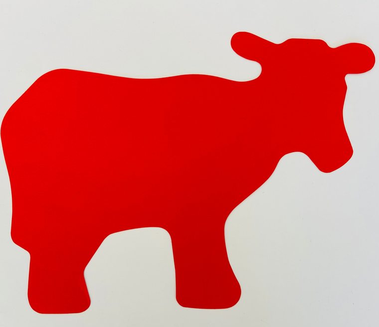 Cow Assorted Color Super Cut-Outs