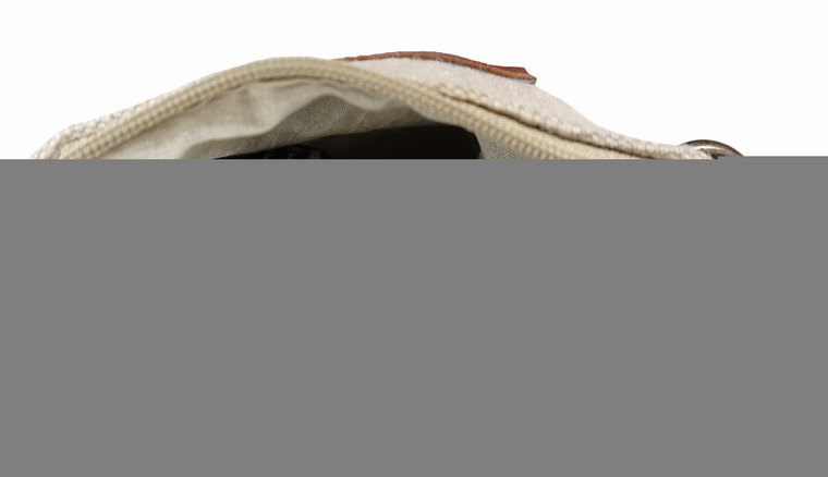 Two Tone Jute Crossbody