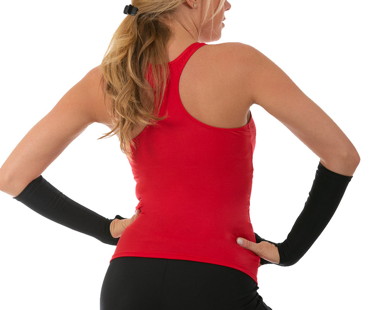 InstantFigure Activewear Compression Racer Back Tank Top