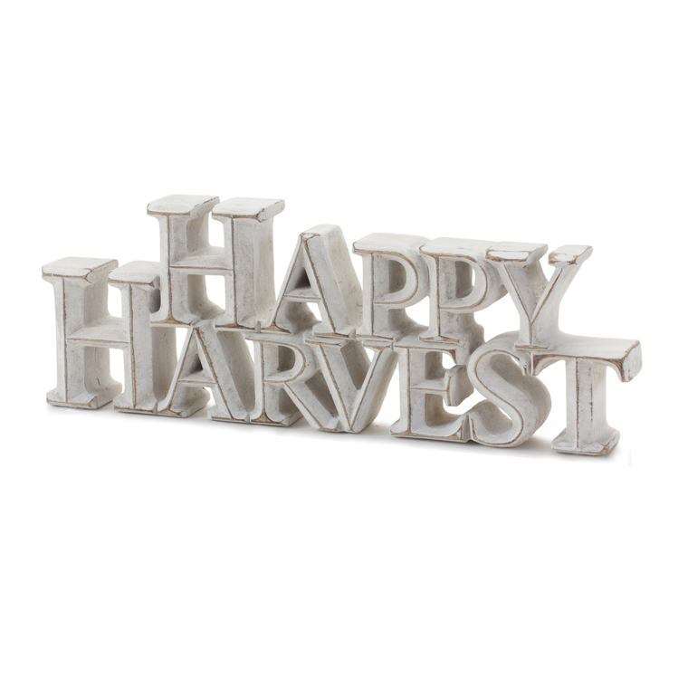 Happy Harvest and Give Thanks Tabletop Sign 