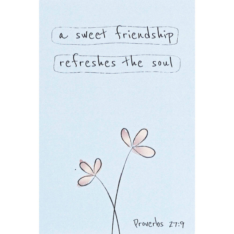Itty Bitty Card A Sweet Friendship
