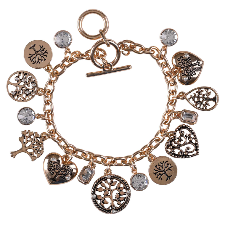 Bracelet Multi Tree Of Life Gold-Plated