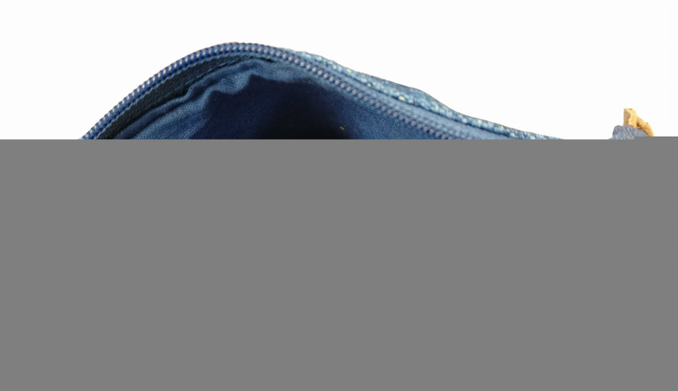 Two Tone Jute Crossbody