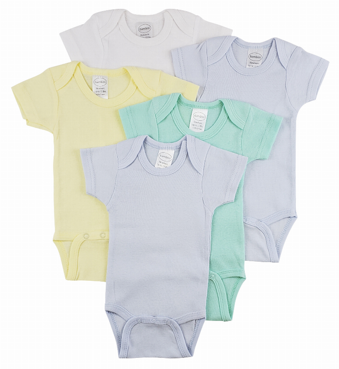 Bambini Short Sleeve One Piece 5 Pack