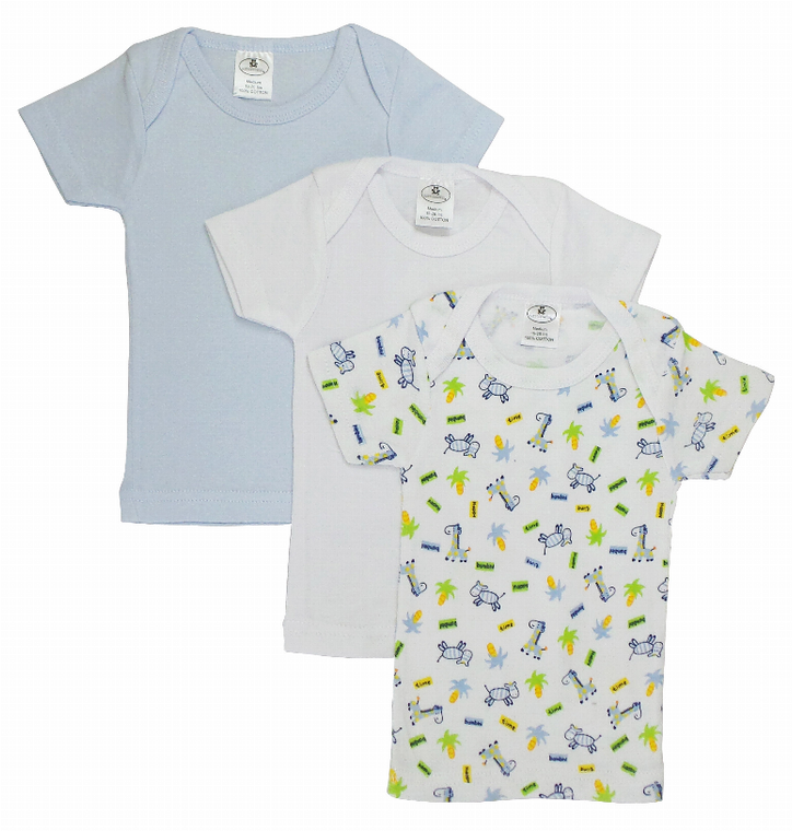 Bambini Printed Boys Short Sleeve Variety Pack