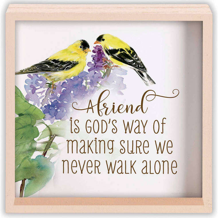 Tabletop 2 Sided A Friend Is Gods Way 6H