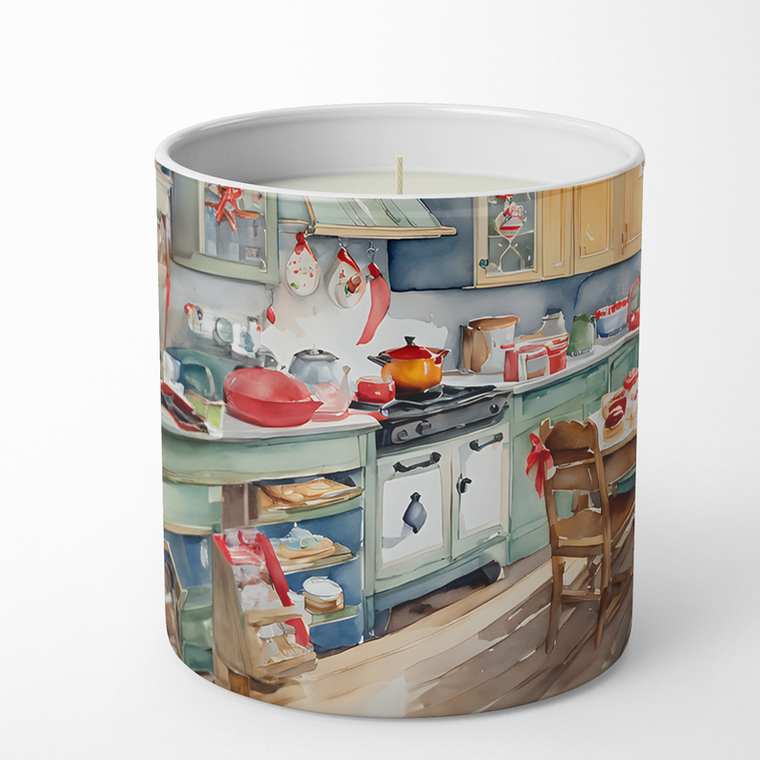 American Eskimo Christmas Cookies Decorative Soy Candle