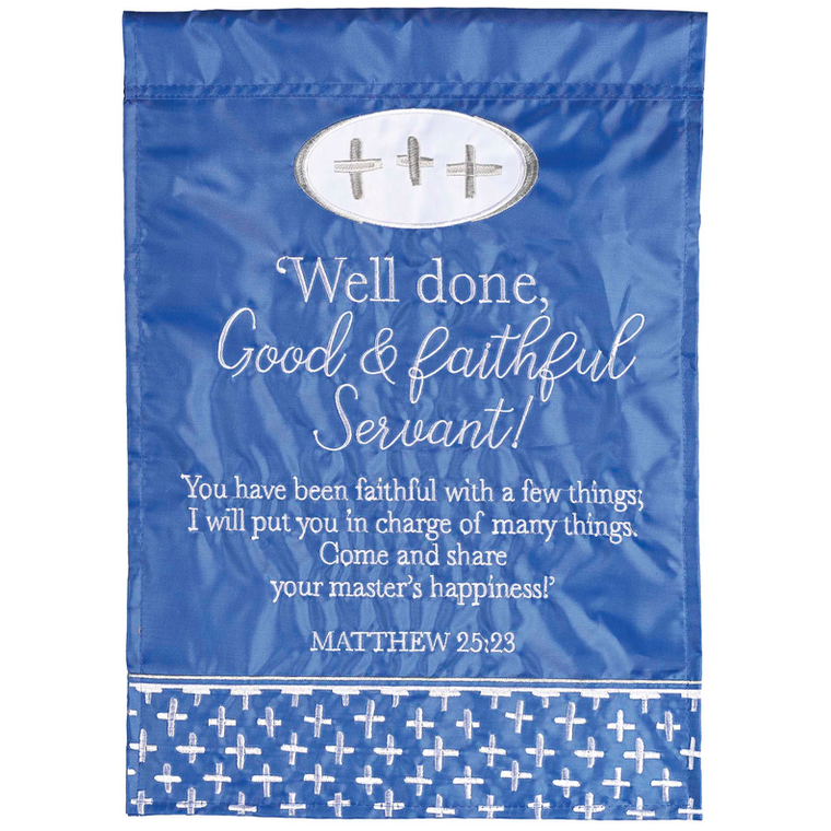 Flag Applique Good&Faithful Burlap