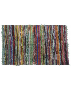 Recycled Fabric Rug - Assorted Color and Size
